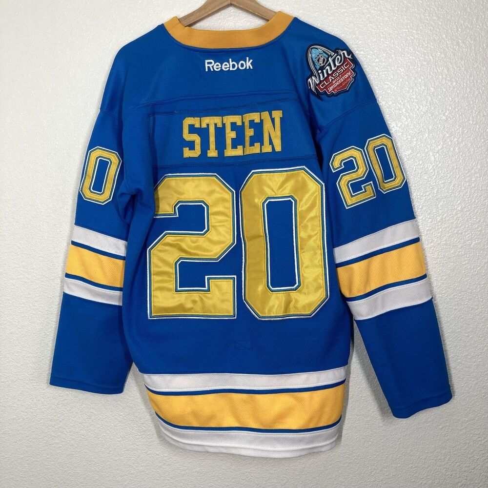 St Louis Blues Jersey Mens 50 NHL Alexander Steen 20 2017 Winter Classic Reebok